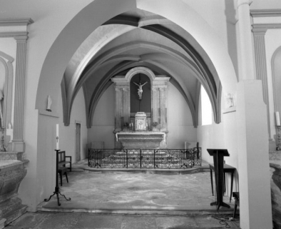 Vue rapprochée du choeur. © Région Bourgogne-Franche-Comté, Inventaire du patrimoine