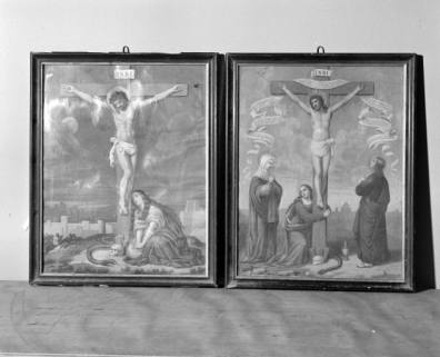 Chromolithographies : Crucifixion. © Région Bourgogne-Franche-Comté, Inventaire du patrimoine