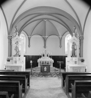 Vue rapprochée du choeur. © Région Bourgogne-Franche-Comté, Inventaire du patrimoine