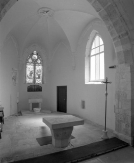 Vue rapprochée de l'abside. © Région Bourgogne-Franche-Comté, Inventaire du patrimoine