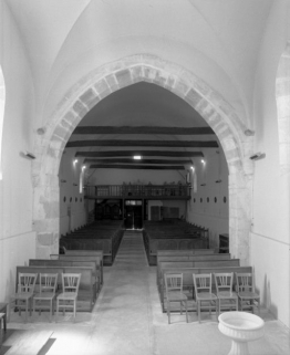 Vue d'ensemble prise du choeur. © Région Bourgogne-Franche-Comté, Inventaire du patrimoine