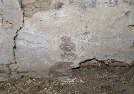 Vestige d'un motif décoratif (?). © Région Bourgogne-Franche-Comté, Inventaire du patrimoine