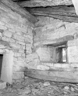 Bas-côté gauche, jour antérieur, vue prise du comble. © Région Bourgogne-Franche-Comté, Inventaire du patrimoine