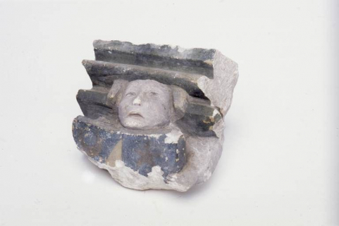 Console sculptée (déposée dans la sacristie). © Région Bourgogne-Franche-Comté, Inventaire du patrimoine