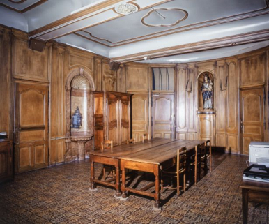 Réfectoire des soeurs. © Région Bourgogne-Franche-Comté, Inventaire du patrimoine