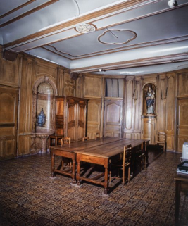 Réfectoire des soeurs. © Région Bourgogne-Franche-Comté, Inventaire du patrimoine