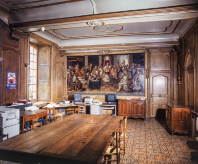 Réfectoire des soeurs. © Région Bourgogne-Franche-Comté, Inventaire du patrimoine