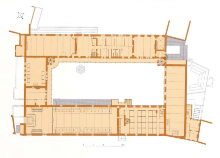 Plan du 1er étage. © Région Bourgogne-Franche-Comté, Inventaire du patrimoine