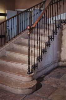 Escalier principal. © Région Bourgogne-Franche-Comté, Inventaire du patrimoine