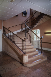 Escalier principal. © Région Bourgogne-Franche-Comté, Inventaire du patrimoine
