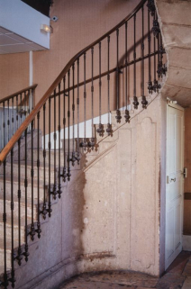 Escalier principal. © Région Bourgogne-Franche-Comté, Inventaire du patrimoine