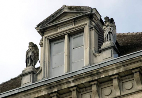 Lucarne de la croupe croupe de l'aile gauche. © Région Bourgogne-Franche-Comté, Inventaire du patrimoine