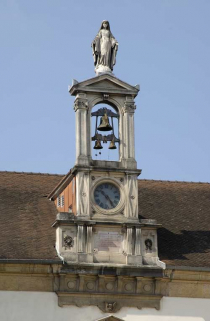 Campanile sur le corps de bâtiment central. © Région Bourgogne-Franche-Comté, Inventaire du patrimoine