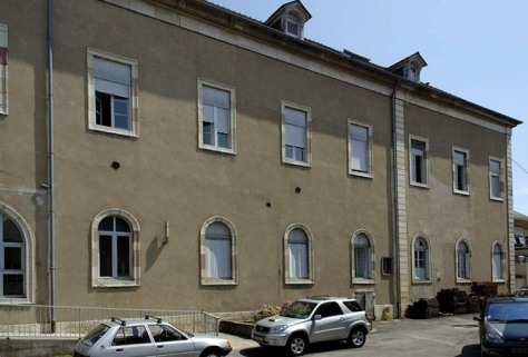 Elévation ouest de l'aile droite. © Région Bourgogne-Franche-Comté, Inventaire du patrimoine