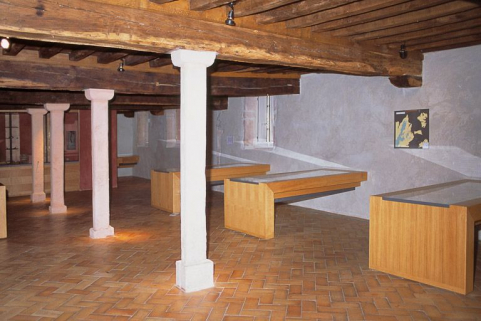 Salle du rez-de-chausée. © Région Bourgogne-Franche-Comté, Inventaire du patrimoine