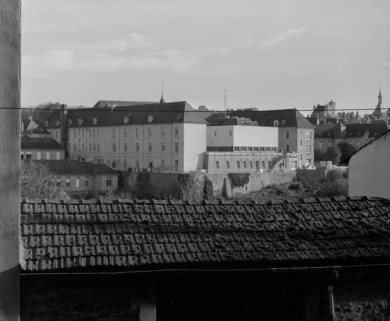 Vue d'ensemble de la façade postérieure. © Région Bourgogne-Franche-Comté, Inventaire du patrimoine