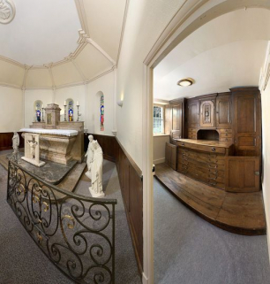 Chapelle et sacristie. © Région Bourgogne-Franche-Comté, Inventaire du patrimoine