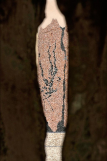 Détail, colonne de gauche. © Région Bourgogne-Franche-Comté, Inventaire du patrimoine