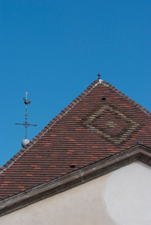 Détail du toit. © Région Bourgogne-Franche-Comté, Inventaire du patrimoine