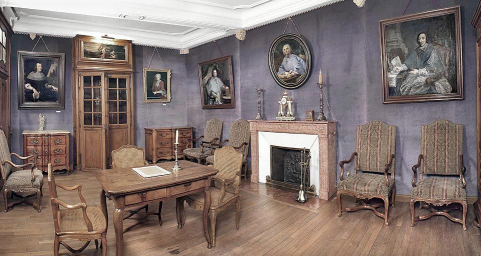 Chambre dite de la Maîtresse. © Région Bourgogne-Franche-Comté, Inventaire du patrimoine