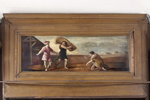 Dessus-de-porte de la salle des archives. © Région Bourgogne-Franche-Comté, Inventaire du patrimoine