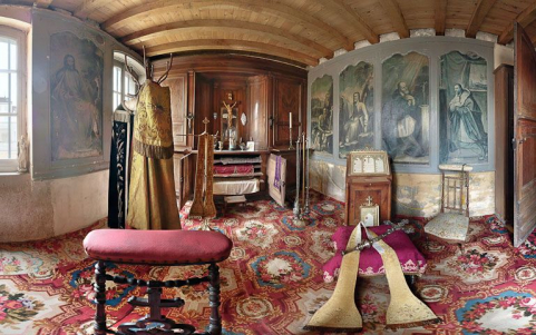 Sacristie : vue d'ensemble. © Région Bourgogne-Franche-Comté, Inventaire du patrimoine