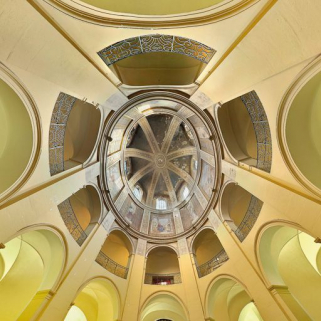 Vue intérieure du dôme. © Région Bourgogne-Franche-Comté, Inventaire du patrimoine