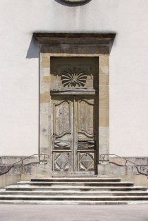 Porte de la chapelle. © Région Bourgogne-Franche-Comté, Inventaire du patrimoine