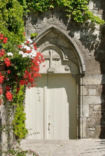 Porte de la chapelle. © Région Bourgogne-Franche-Comté, Inventaire du patrimoine