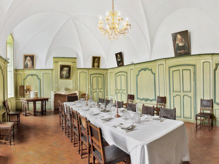 Réfectoire des soeurs. © Région Bourgogne-Franche-Comté, Inventaire du patrimoine