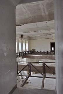 Pièces au-dessus de la salle voûtée pendant les travaux. © Région Bourgogne-Franche-Comté, Inventaire du patrimoine