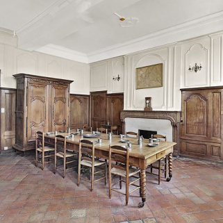 Réfectoire des soeurs. © Région Bourgogne-Franche-Comté, Inventaire du patrimoine