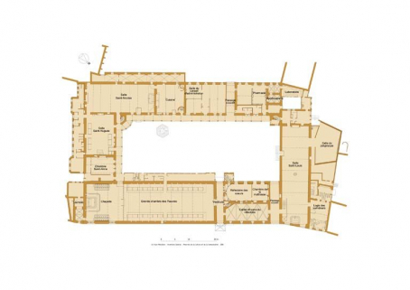 plan régulier du rez-de-chaussée © Région Bourgogne-Franche-Comté, Inventaire du patrimoine