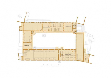 plan régulier de l'étage © Région Bourgogne-Franche-Comté, Inventaire du patrimoine