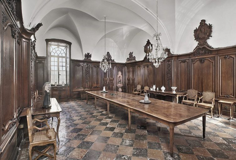 Réfectoire des soeurs. © Région Bourgogne-Franche-Comté, Inventaire du patrimoine