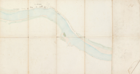 La Seille : profils de Louhans à La Truchère. Détail du port de La Truchère. (Archives VNF-direction territoriale Centre-Bourgogne ; subdivision de Montceau-les-Mines) © Région Bourgogne-Franche-Comté, Inventaire du patrimoine