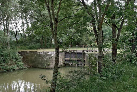 La tête aval de l'écluse. © Région Bourgogne-Franche-Comté, Inventaire du patrimoine