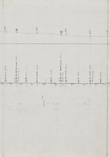"Nivellement de la Seille, profils", par l'ingénieur Fournier, vers 1850. Croquis non datés des ponceaux et aqueducs du chemin de halage. Extrait : km 25 à 26. (Archives VNF-direction territoriale Centre-Bourgogne ; subdivision de Montceau-les-Mines) © Région Bourgogne-Franche-Comté, Inventaire du patrimoine