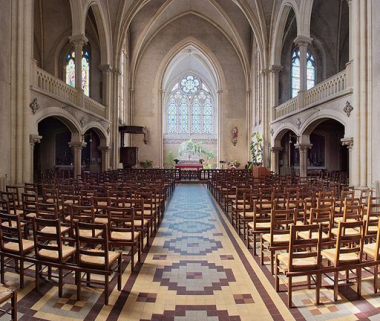 Chapelle : vue d'ensemble depuis l'entrée. © Région Bourgogne-Franche-Comté, Inventaire du patrimoine Chapelle : vue d'ensemble depuis l'entrée. © Région Bourgogne-Franche-Comté, Inventaire du patrimoine