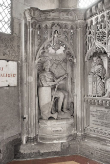 Travée gauche : saint Louis. © Région Bourgogne-Franche-Comté, Inventaire du patrimoine