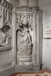 Travée droite : saint Etienne. © Région Bourgogne-Franche-Comté, Inventaire du patrimoine