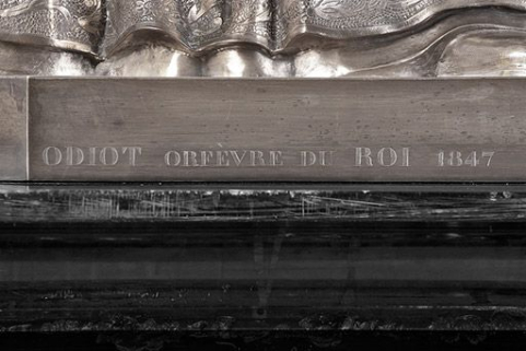 Détail : signature et date. © Région Bourgogne-Franche-Comté, Inventaire du patrimoine