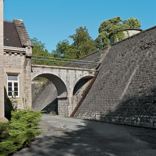 Pont-aqueduc et mur de soutènement. © Région Bourgogne-Franche-Comté, Inventaire du patrimoine