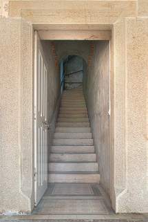 Escalier du comble. © Région Bourgogne-Franche-Comté, Inventaire du patrimoine Escalier du comble. © Région Bourgogne-Franche-Comté, Inventaire du patrimoine