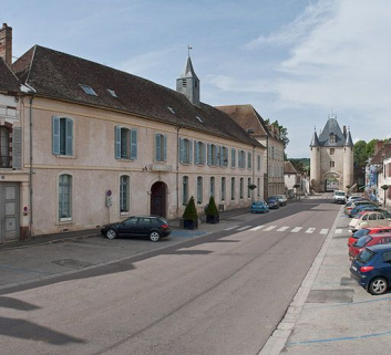 Bâtiment est, façade sur rue. © Région Bourgogne-Franche-Comté, Inventaire du patrimoine