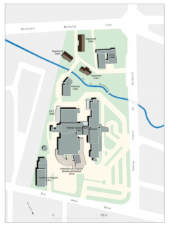 Plan-masse. © Région Bourgogne-Franche-Comté, Inventaire du patrimoine