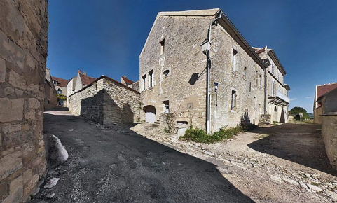 Vue d'ensemble des façades postérieures. © Région Bourgogne-Franche-Comté, Inventaire du patrimoine