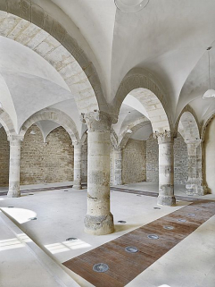 Salle voûtée. © Région Bourgogne-Franche-Comté, Inventaire du patrimoine