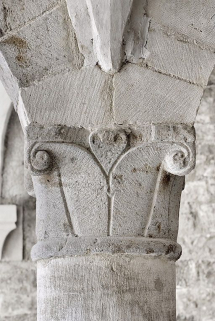 Salle voûtée, détail. © Région Bourgogne-Franche-Comté, Inventaire du patrimoine