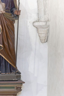 Culot postérieur droit de la troisième travée de la nef. © Région Bourgogne-Franche-Comté, Inventaire du patrimoine